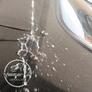 Test acqua su capote trattata