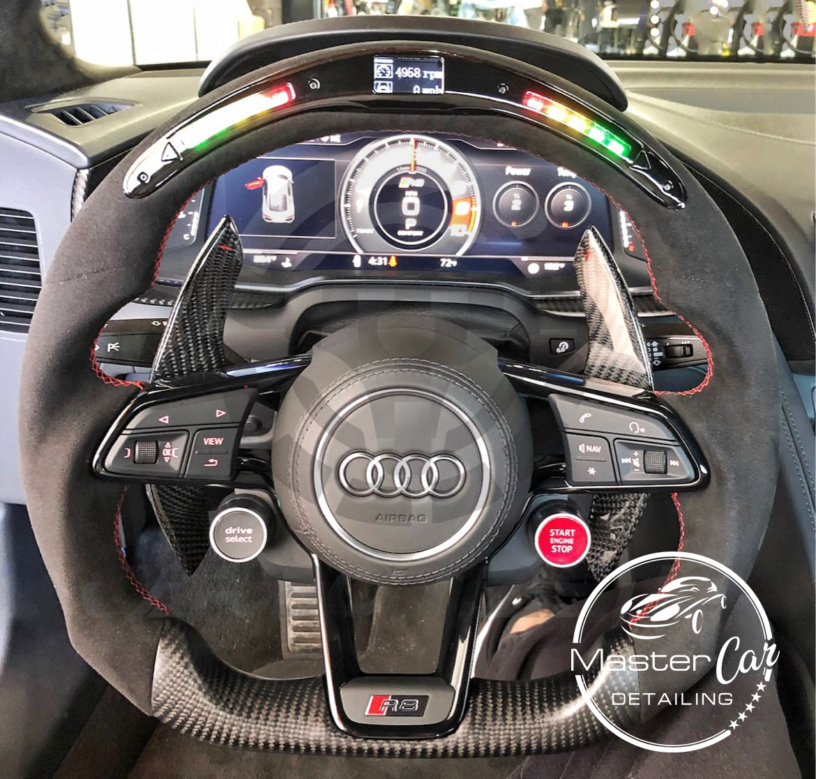 Volante Veiculo premium RS con carbonio e dinamica